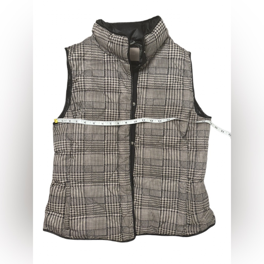 Banana Republic Plaid Puffer Vest Women’s Size M - Picture 5 of 6